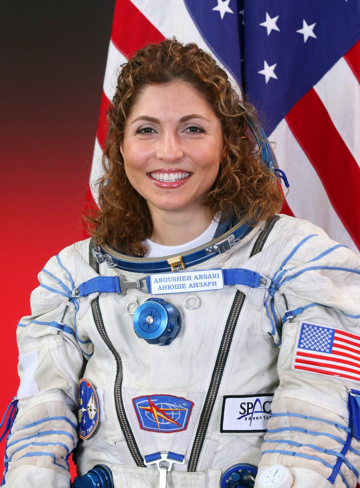 Anousheh Ansari — first Iranian and first Muslim woman in space (2006); co-founder of the Ansari XPRIZE.