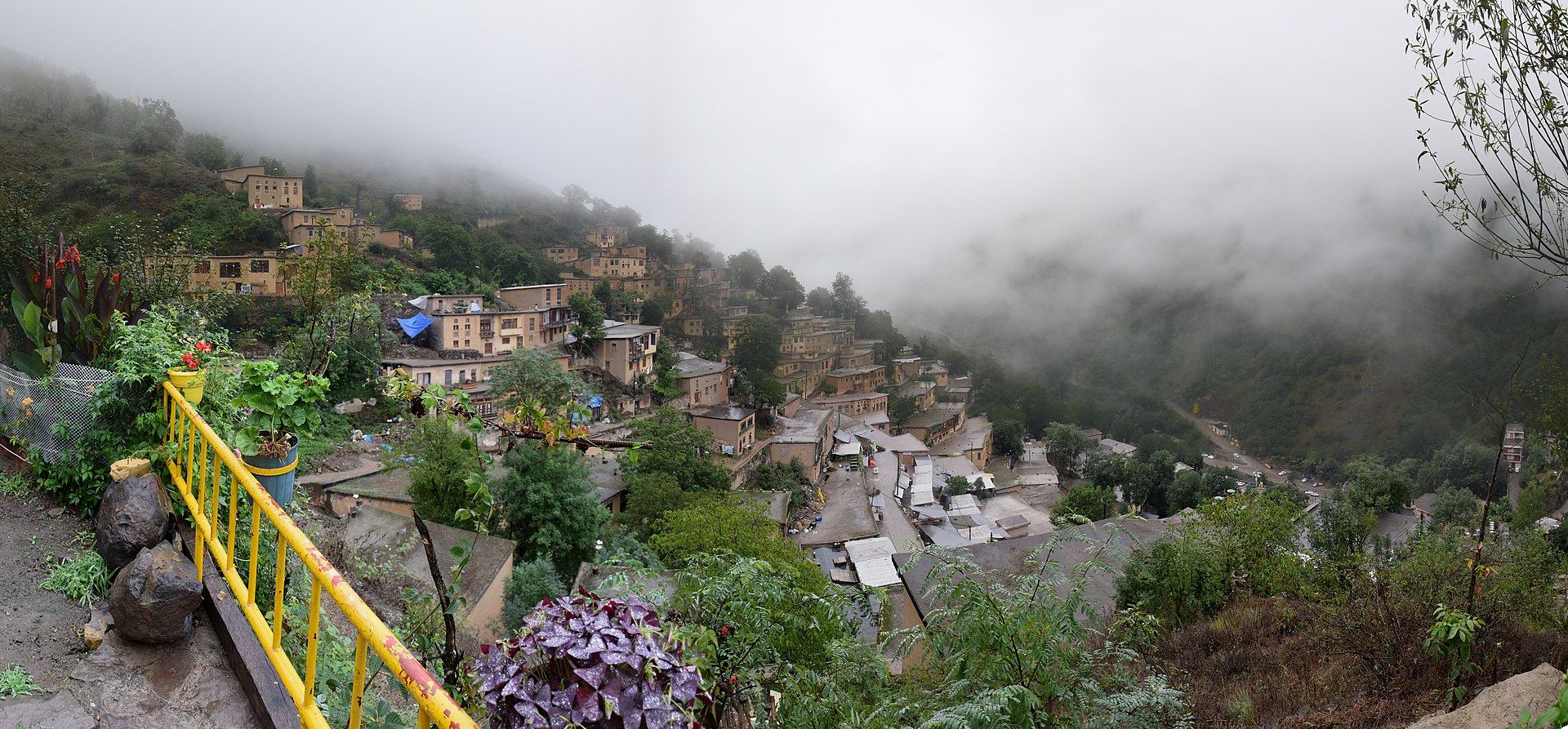 Masuleh — the stepped mountain village of Gilan, where rooftops double as streets.
