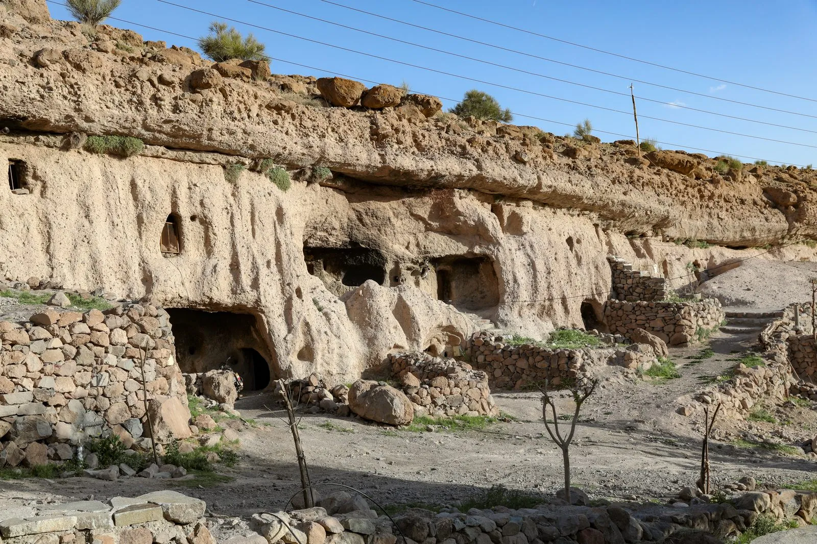 Meymand — 3,000-year-old cave dwellings carved into volcanic tuff.