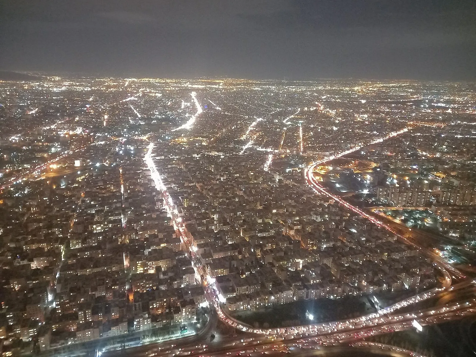 The Milad Tower against the Alborz — at 435 metres, the symbol of the modern Tehran skyline.