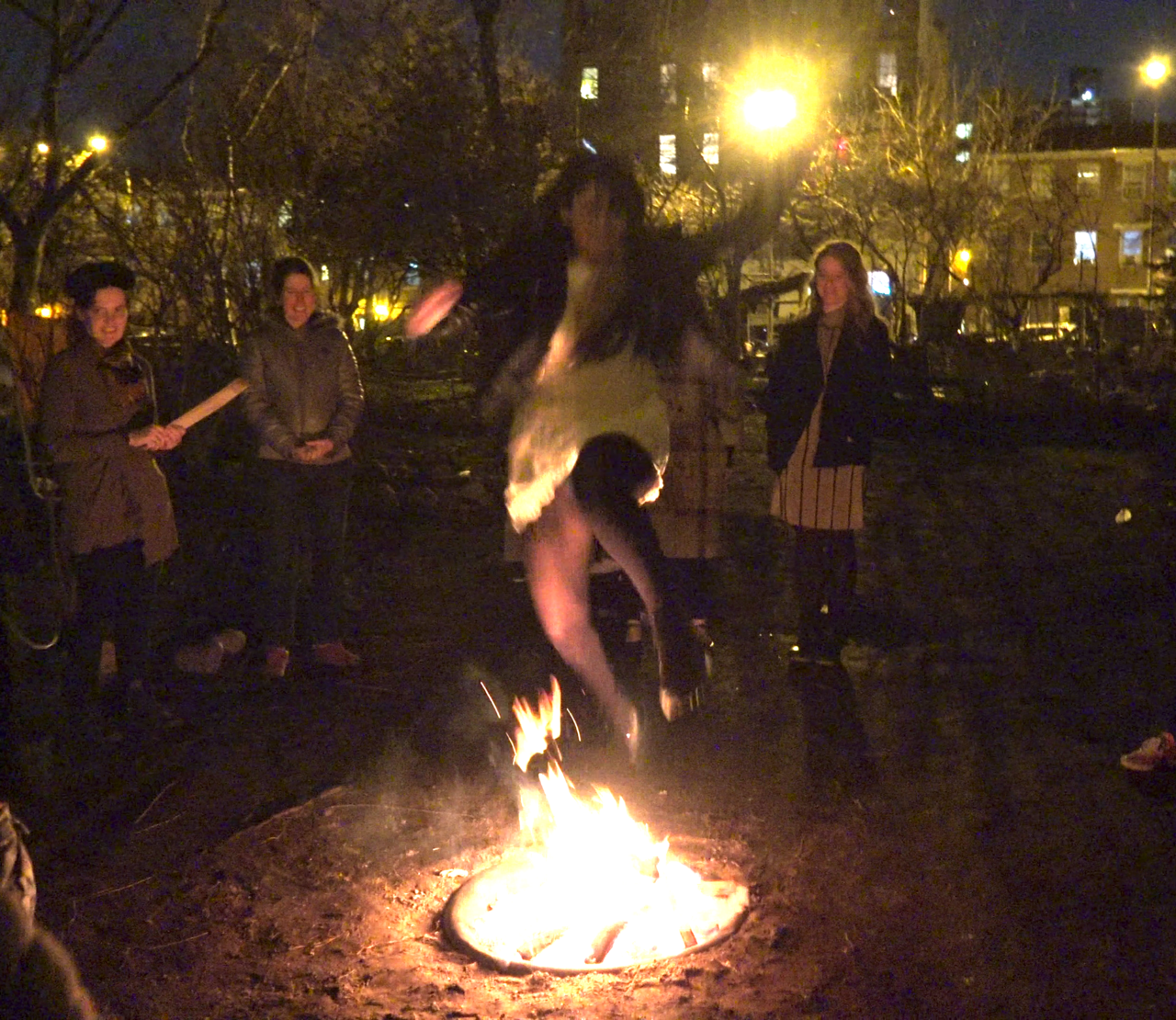 Bonfires of Sadeh in deep winter — the Zoroastrian festival of victory over cold and darkness.