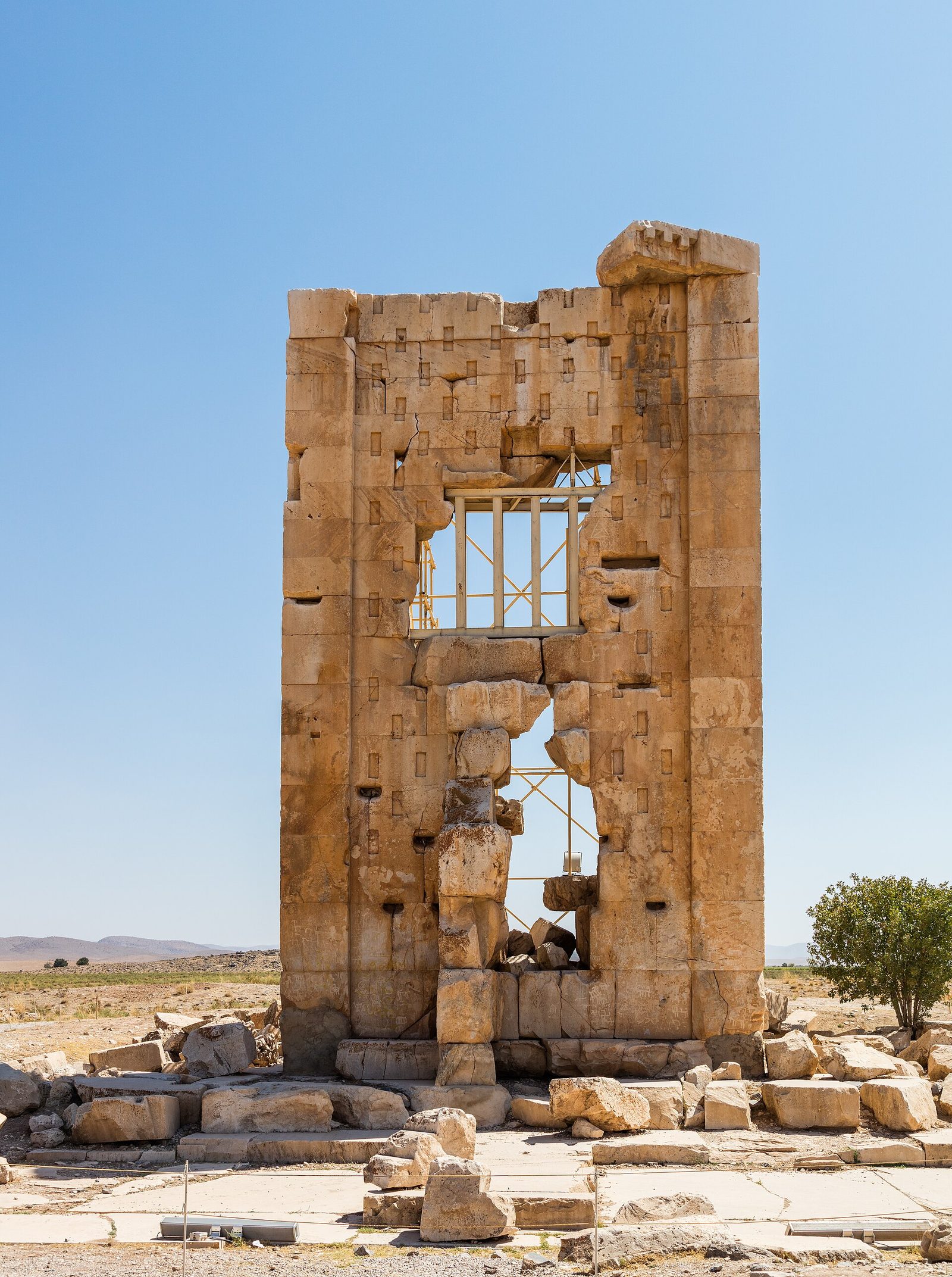 Pasargadae, tomb of Cyrus — 2004.