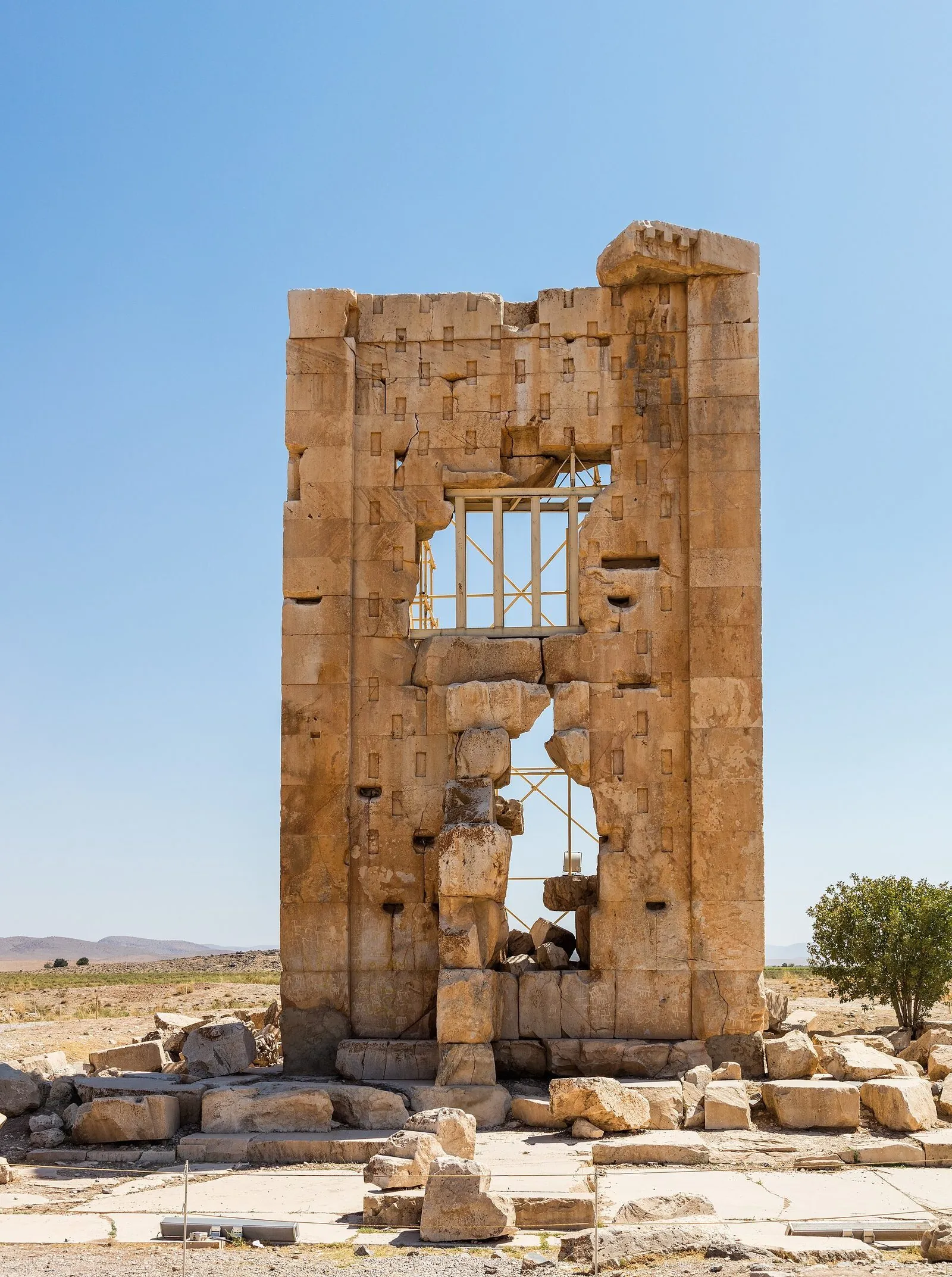 Pasargadae (c. 540 BCE) — the earliest chahar bagh in stone.