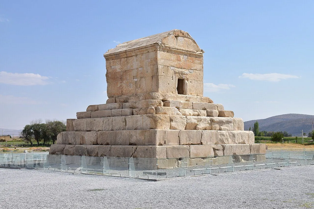 The tomb of Cyrus the Great at Pasargadae — Iran's first UNESCO site (2004).