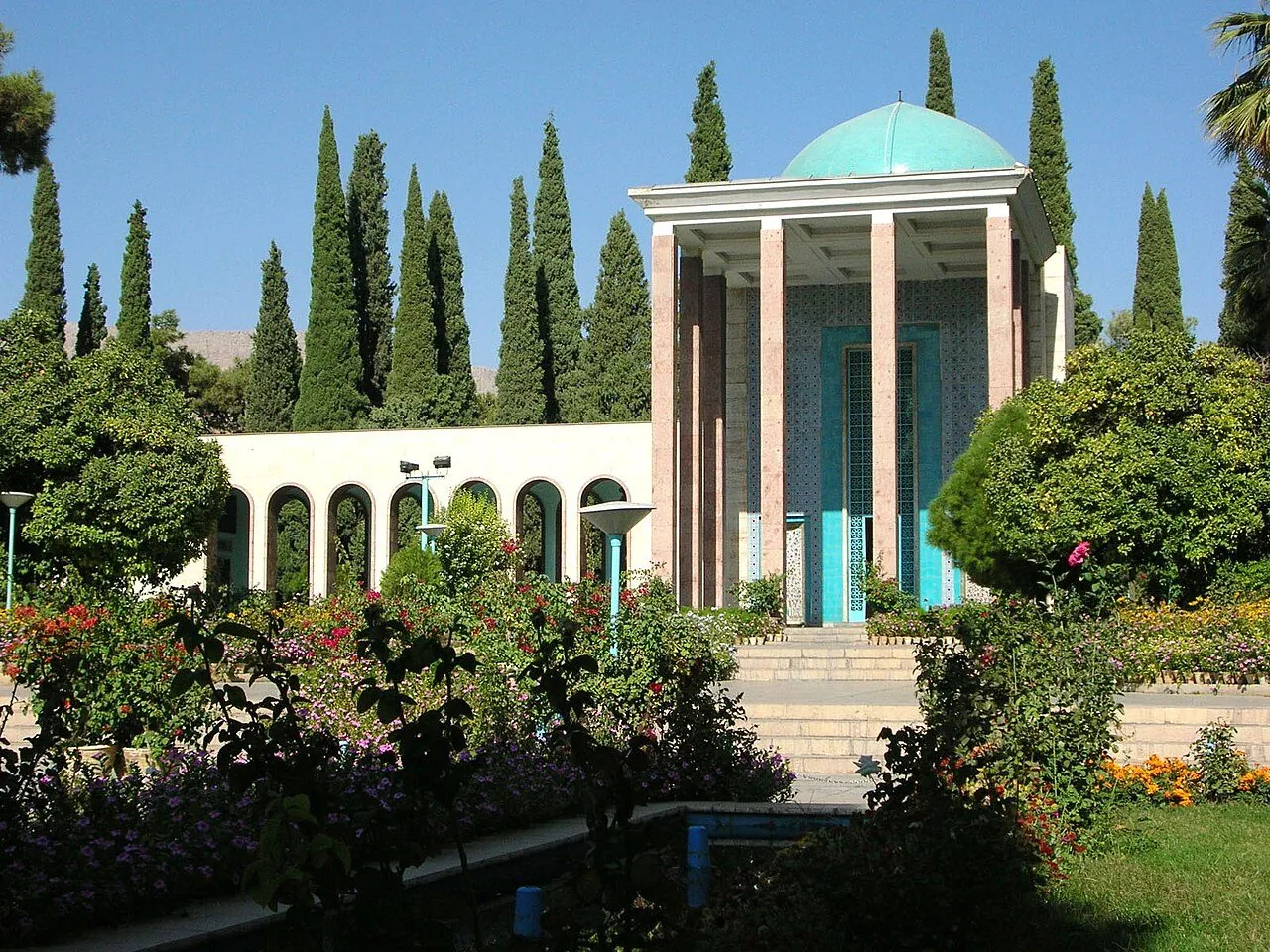 Tomb of Saʿdī, Shiraz — author of the Bustān and Golestān.