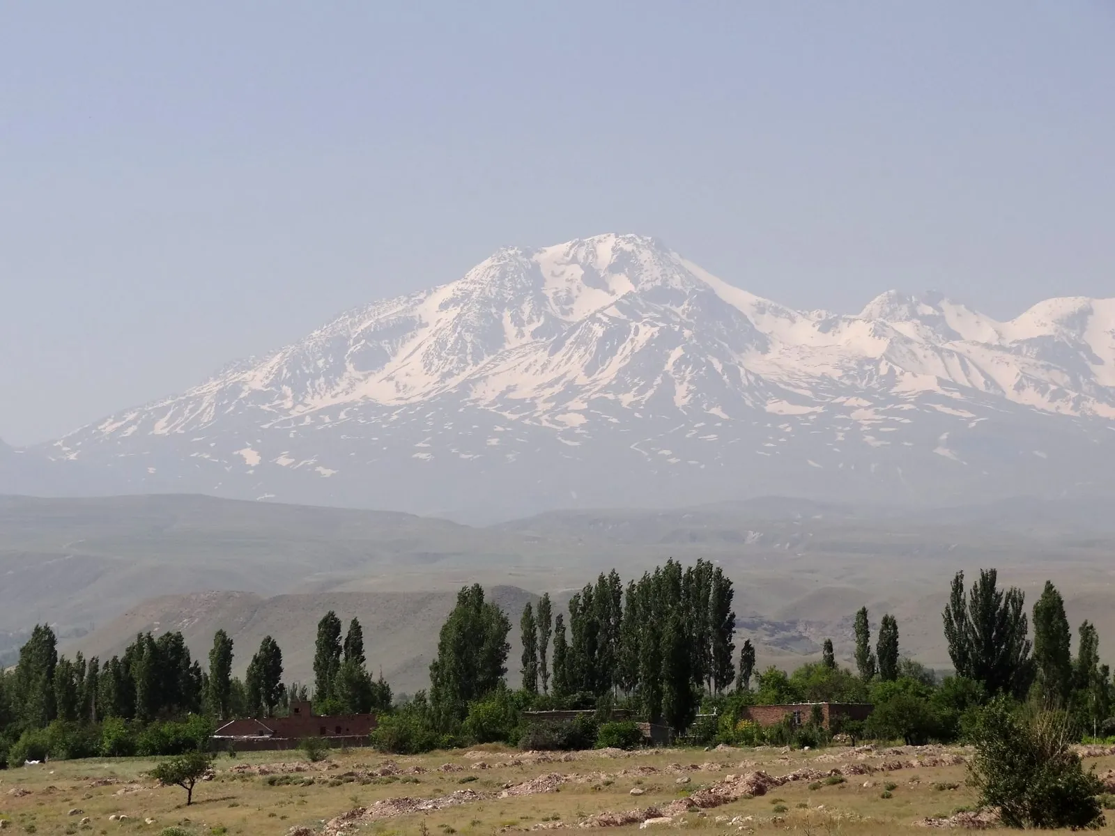 Mount Sabalan (4,811 m) — the volcanic massif of Ardabil province.