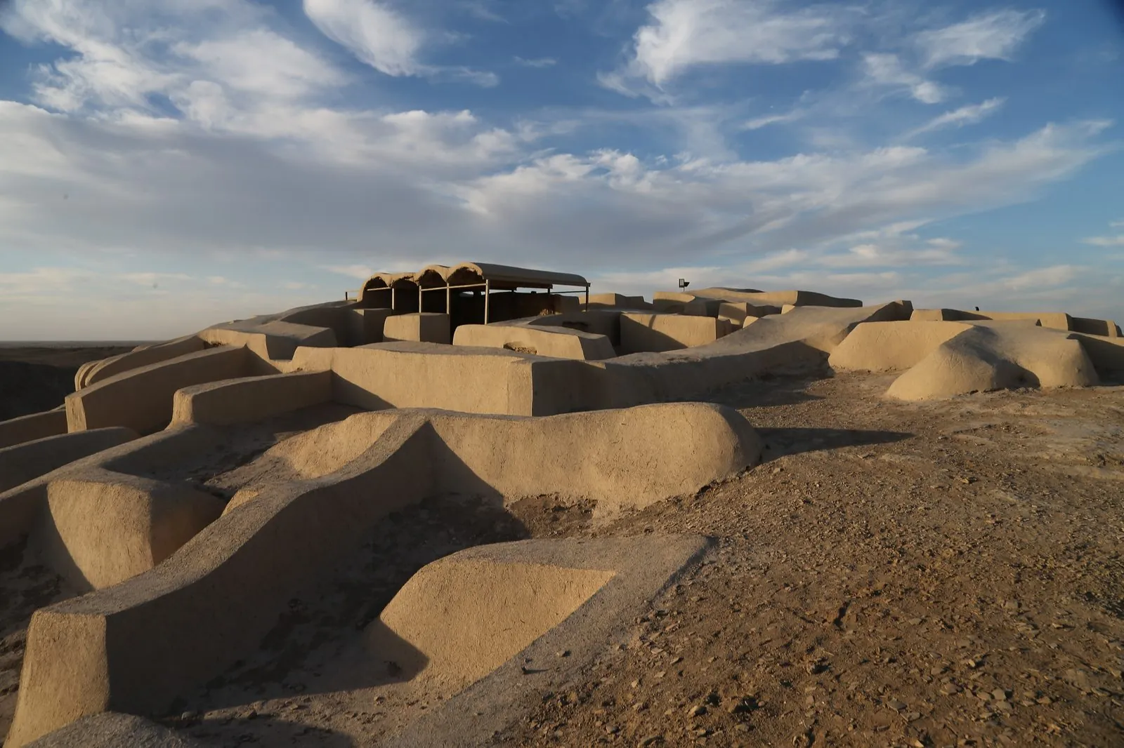 The Bronze-Age 'Burnt City' of Shahr-e Sukhteh in Sistan.