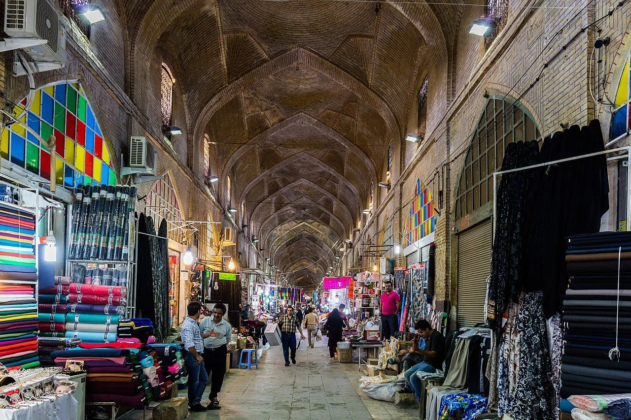 Vakil Bazaar, Shiraz — covered Silk Road market