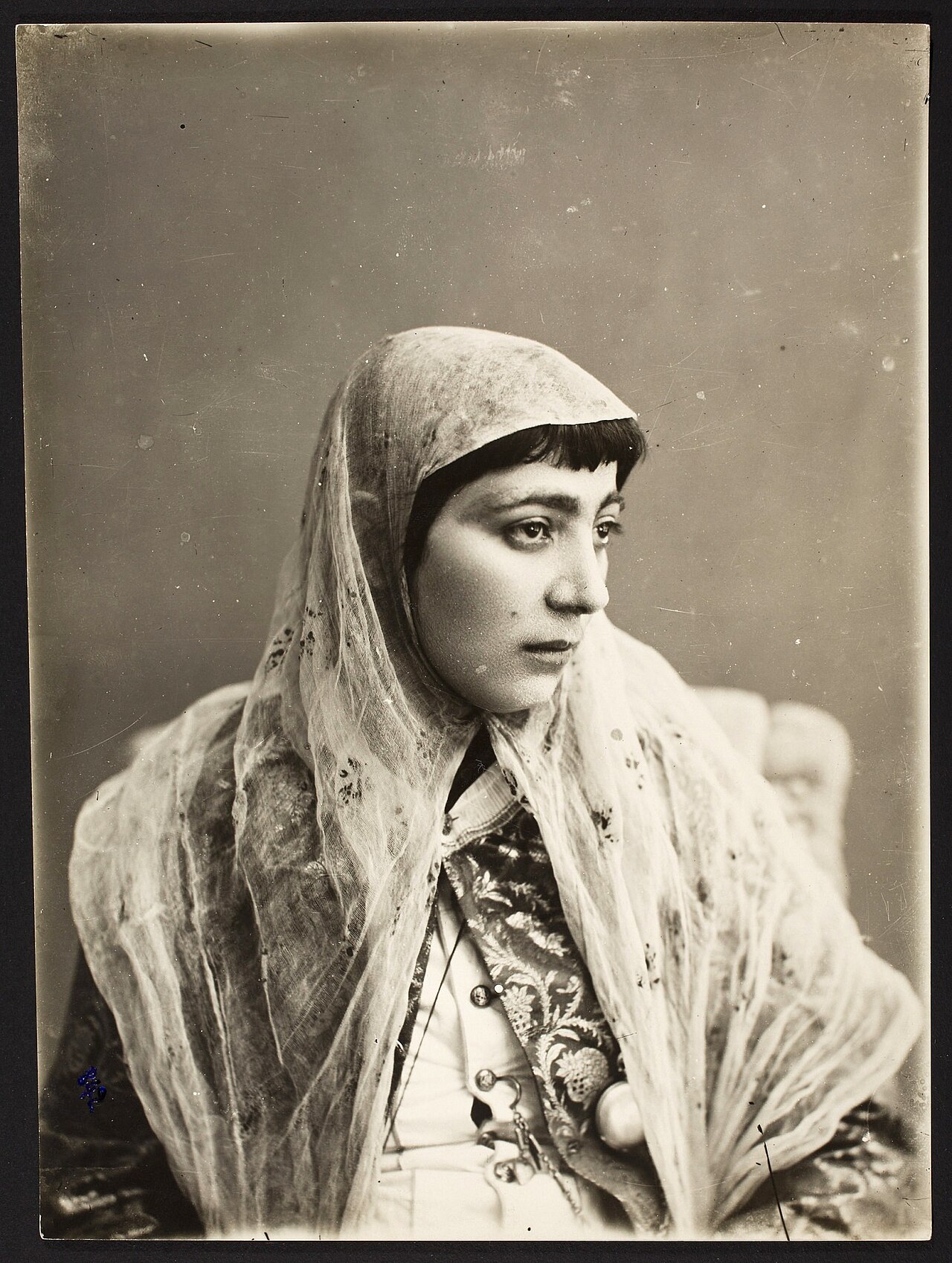 Antoin Sevruguin — 'A Persian lady', c. 1880, albumen print.