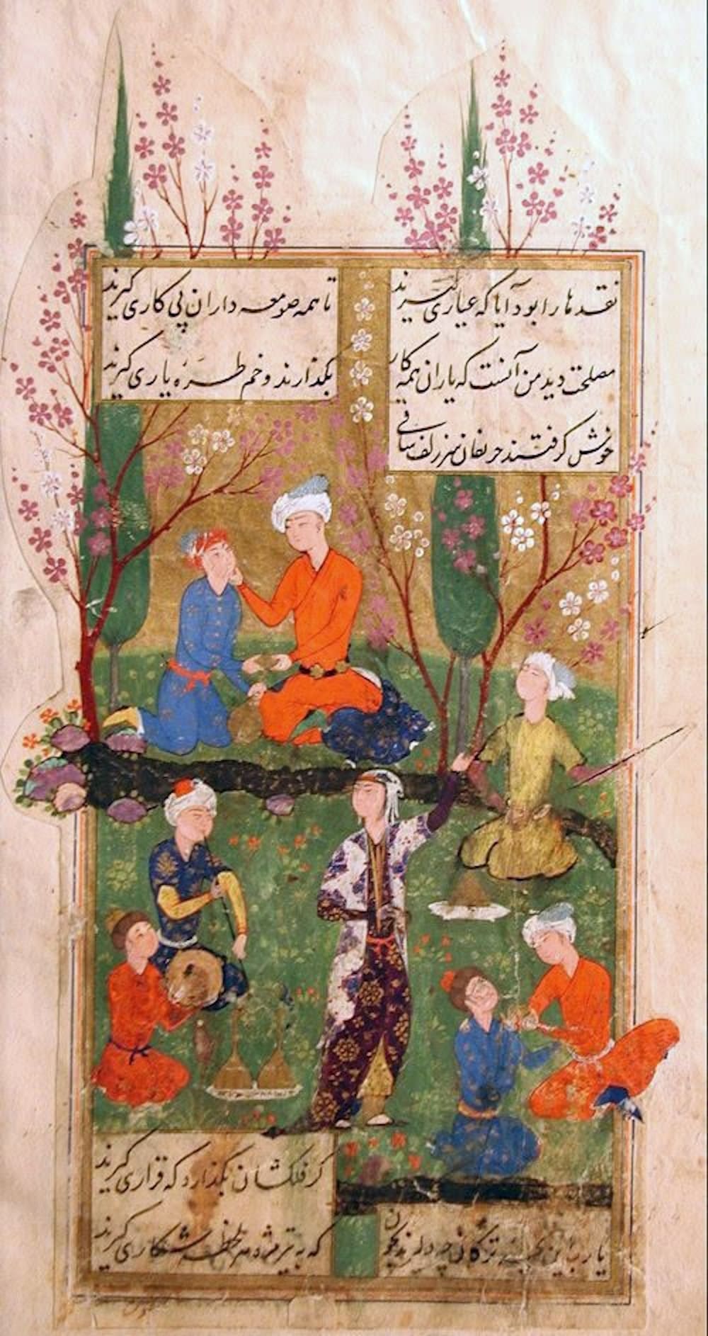 صفحهٔ دیوان، نسخهٔ روشنشده.