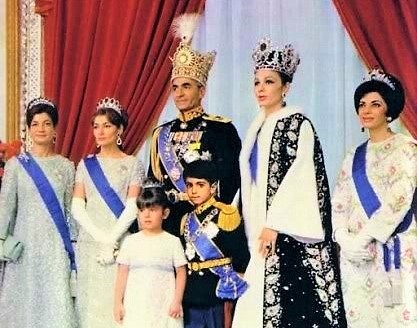 The 1967 coronation of Mohammad Reza Shah and Empress Farah Pahlavi.